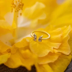 Cheap PURELEI Butterfly Ring