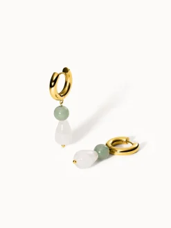 Best Sale PURELEI Clear Quartz Drop Ohrringe