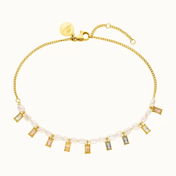 Sale PURELEI Colorful Coral Fußkettchen Gold(Ausverkauft)