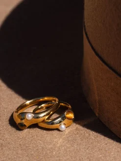 Cheap PURELEI Golden Gaze Ring