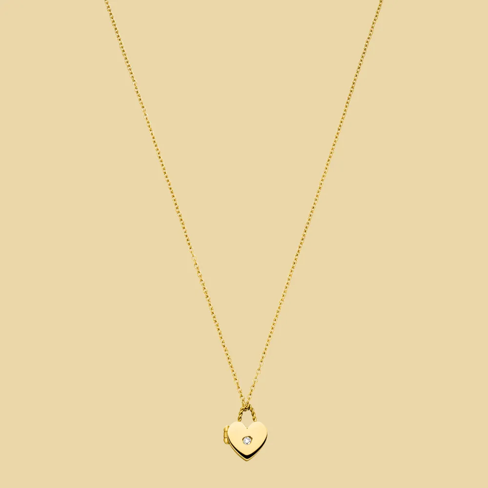 Best PURELEI Heartbeat Medaillon Kette