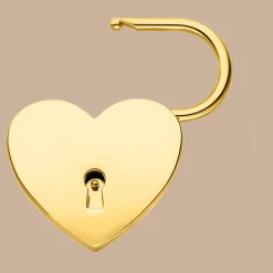 Outlet PURELEI Heart Liebesschloss Gold