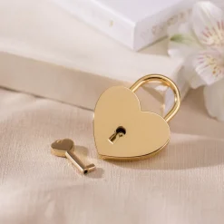 Outlet PURELEI Heart Liebesschloss Gold