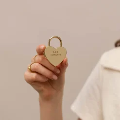 Outlet PURELEI Heart Liebesschloss Gold