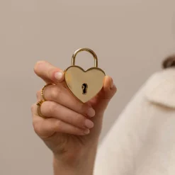 Outlet PURELEI Heart Liebesschloss Gold