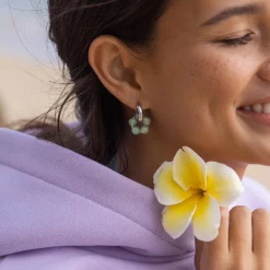 Best PURELEI Jade Flower Charm