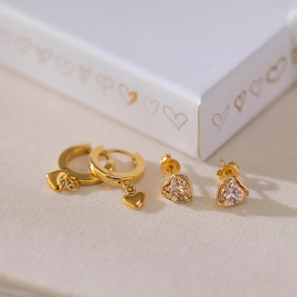Online PURELEI Lovely Heart Ohrringe