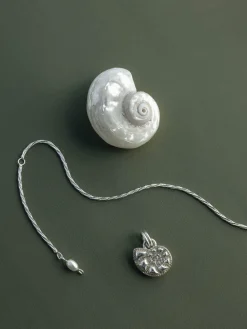 Fashion PURELEI Nautilus Shell Charm Silber