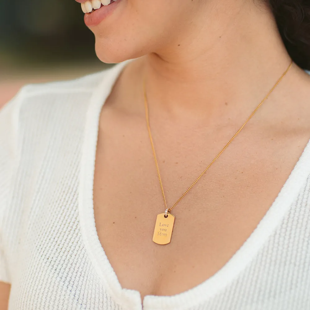 Fashion PURELEI Plate Charm Kette