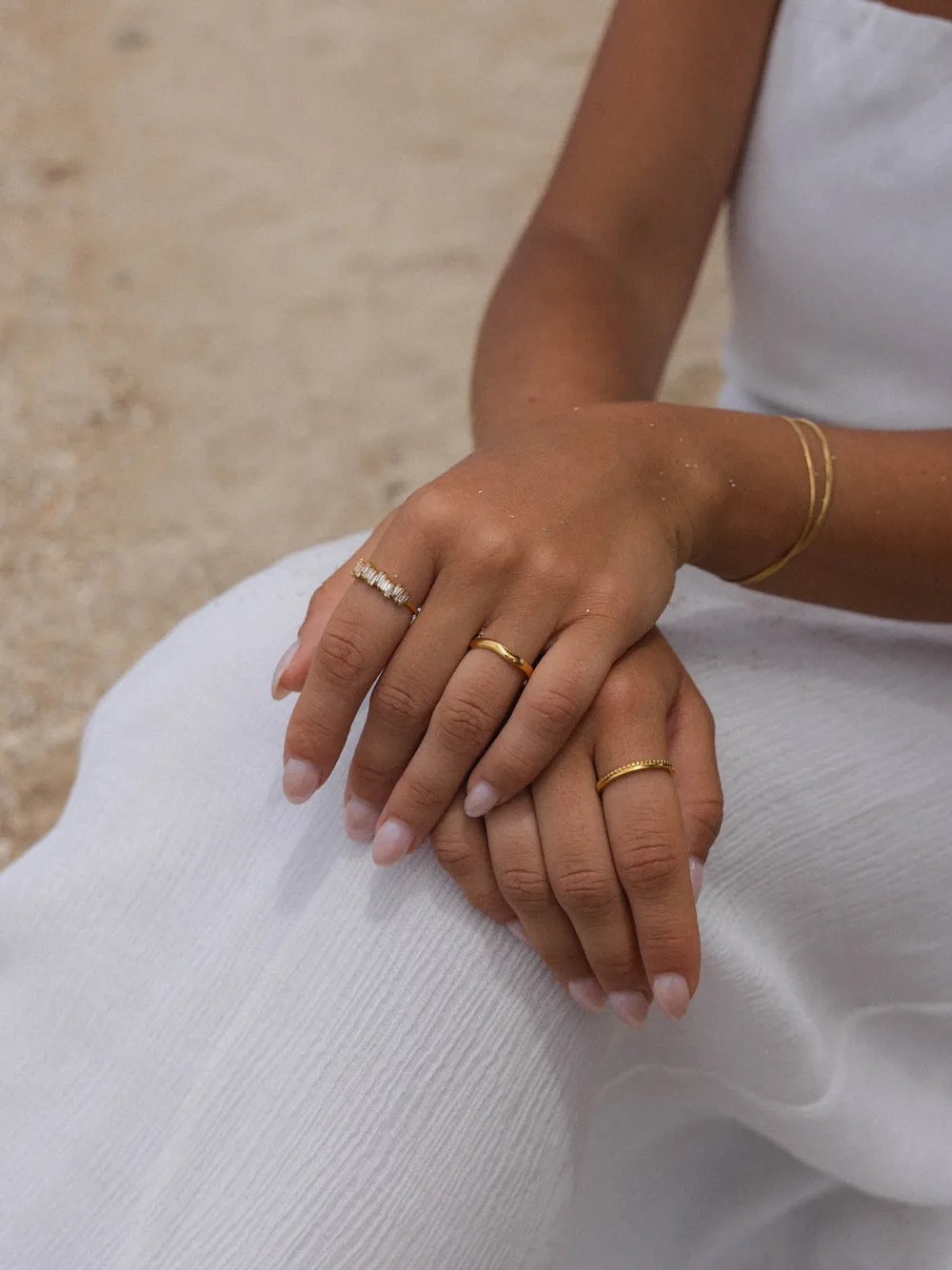 Hot PURELEI Powder Ring Verstellbar