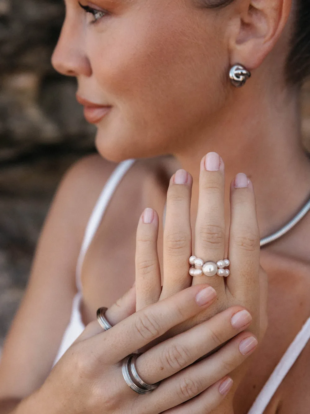 Discount PURELEI Stay Classy Ring Set