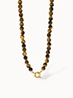 Hot PURELEI Tiger's Eye Charm Kette