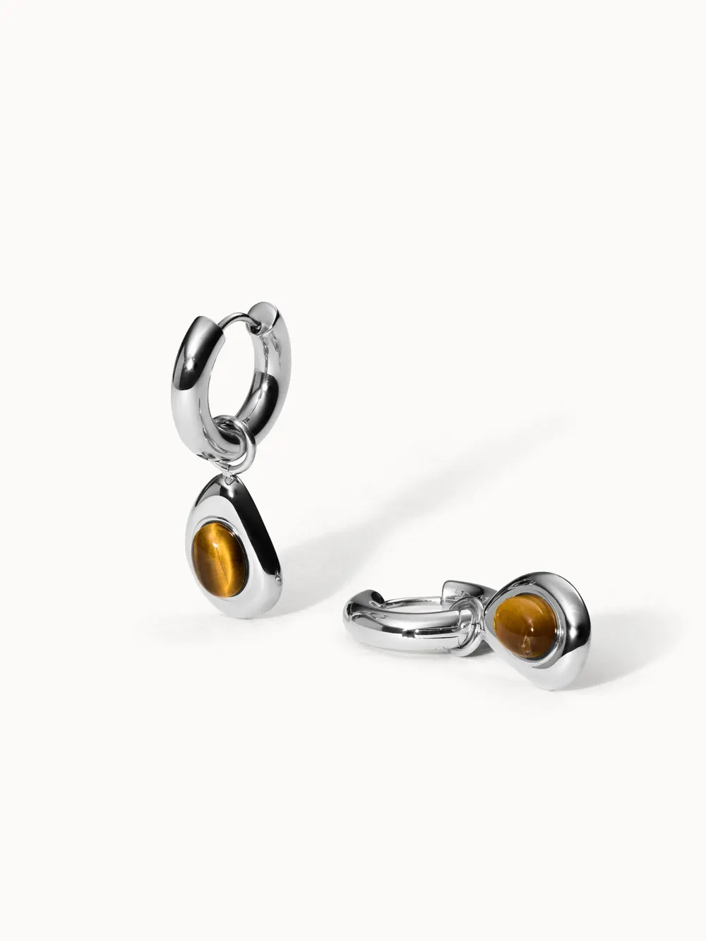 New PURELEI Tiger's Eye Ohrringe