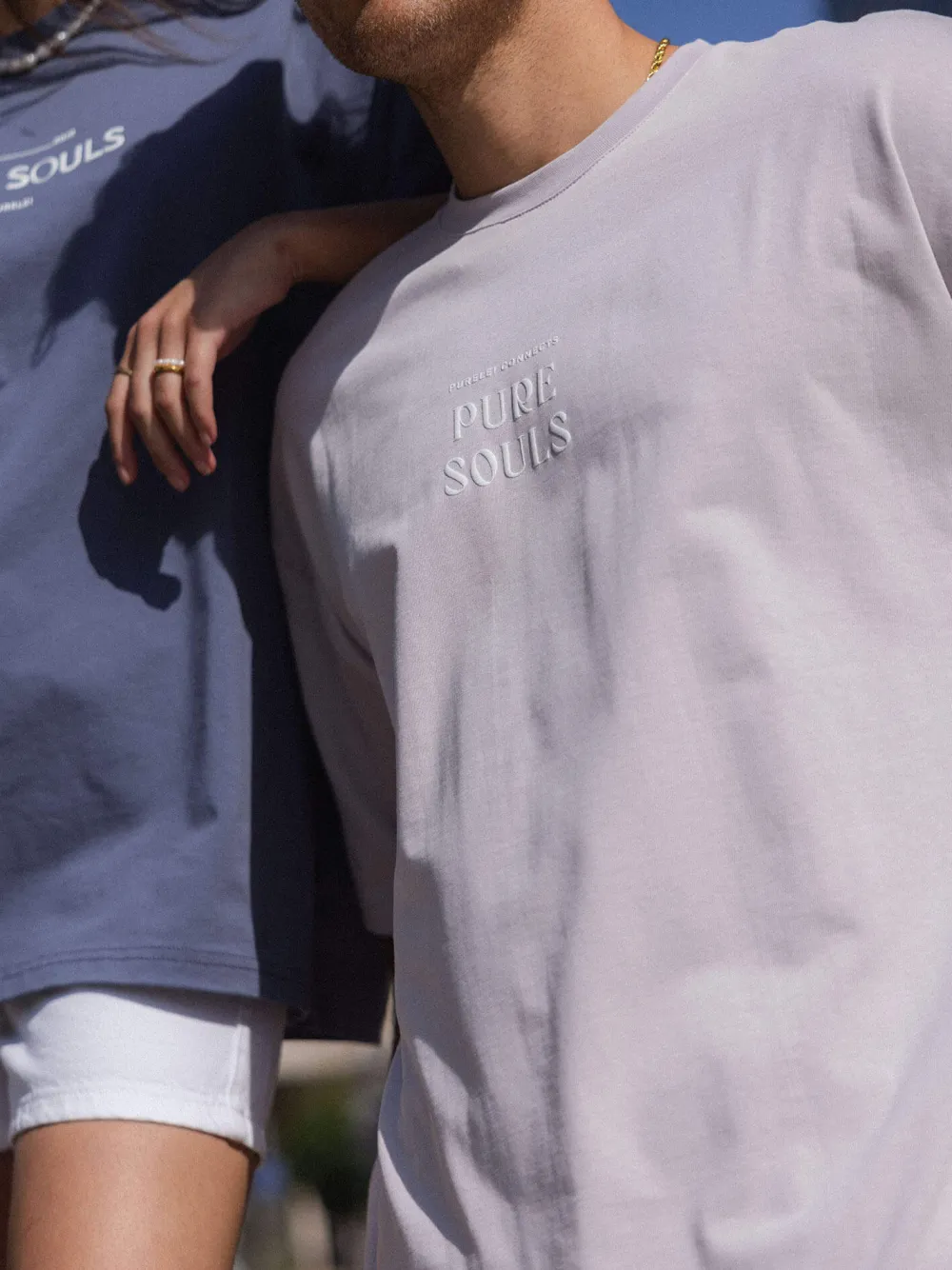 Discount PURELEI T-shirt Connect Purple Lila