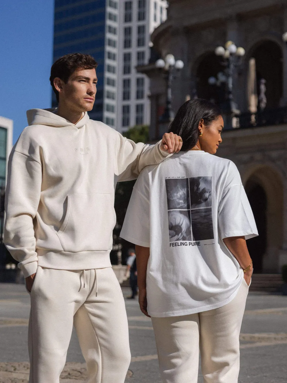 Cheap PURELEI T-shirt Feeling Pure White Weiß