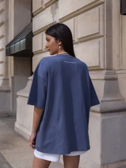 Shop PURELEI T-shirt Pure Souls Dark Blue