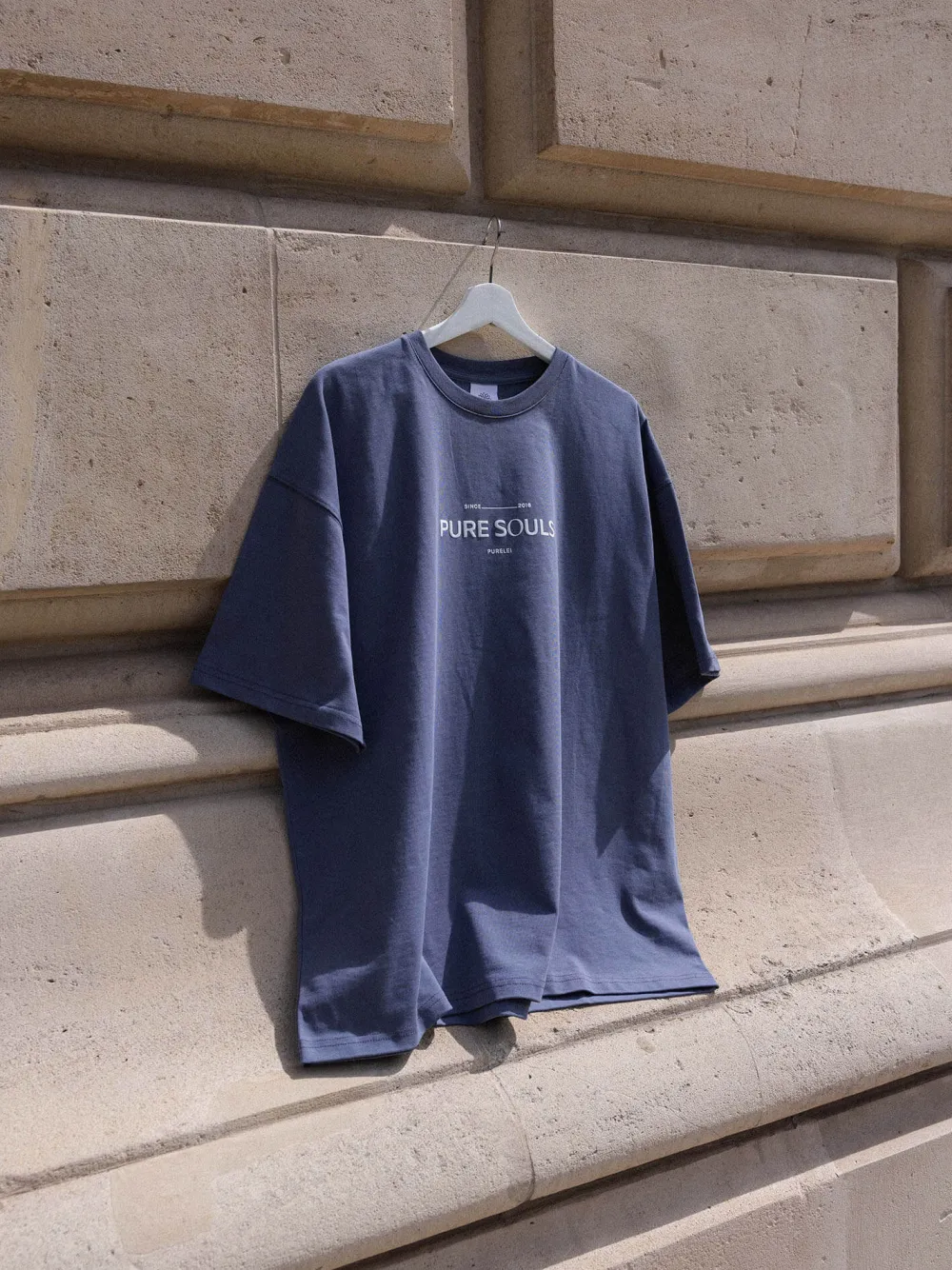 Shop PURELEI T-shirt Pure Souls Dark Blue