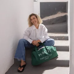 Cheap PURELEI Waikiki Beach Shopper Grün