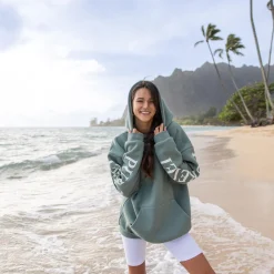Store PURELEI Wave Hoodie Grün