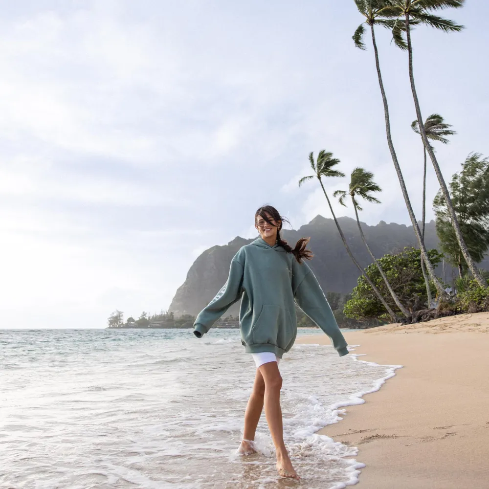 Store PURELEI Wave Hoodie Grün