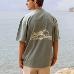 Outlet PURELEI Wave T-Shirt Grün